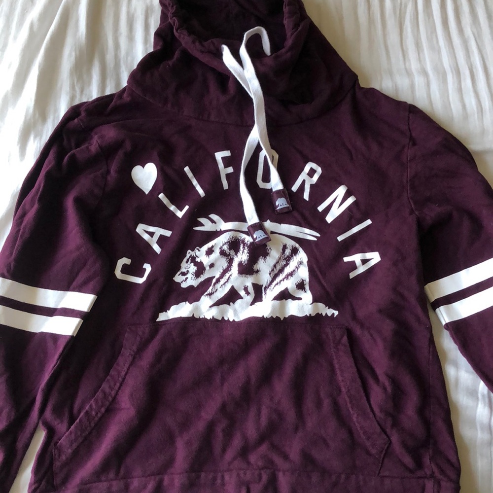 California swoop neck sweatshirt